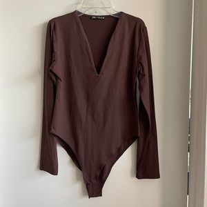 Zara V-Neck Bodysuit